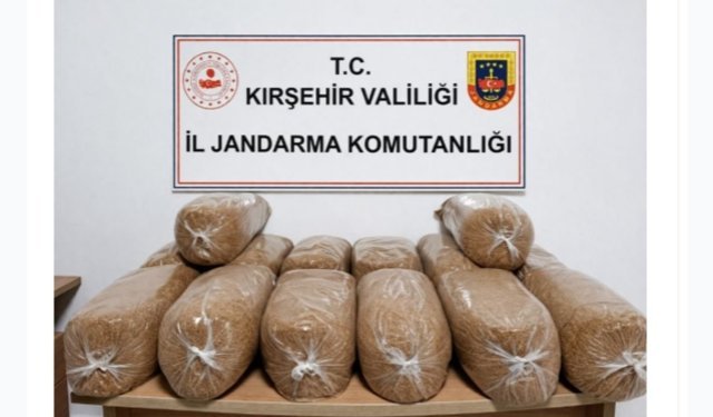 Kırşehir'de Otobüste 70 Kilogram Kaçak Tütün Ele Geçirildi