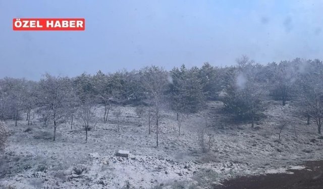 Kırşehir Bahar Ortasında Beyaza Büründü