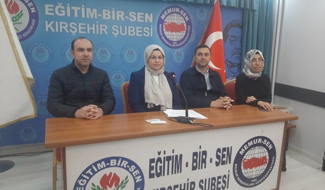 Eğitim Bir Sen Kırşehir Şubesi’nden Siverek’teki Saldırıya Tepki