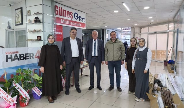 Kırşehir Ahi Evran Üniversitesi'den Memleket Gazetesi’ne yıl dönümü ziyareti
