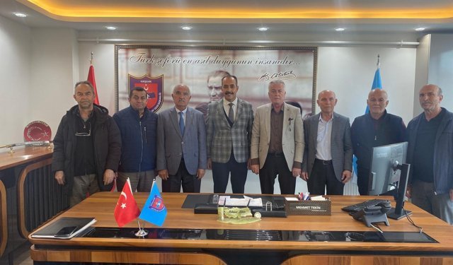 Kamanlılar Derneği’nden Mehmet Tekin’e Ziyaret