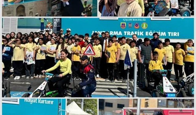 Kırşehir'de Cacabey Meydanı’nda Trafik Bilinci Etkinliği Düzenlendi