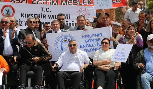 Kırşehir’de Engelliler Haftası İçin Anlamlı Yürüyüş