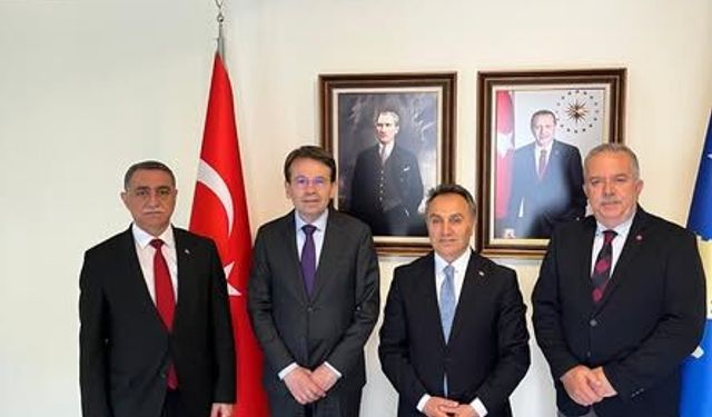 Rektör Karahocagil’den Prizren Başkonsolosu Fatih Topçu’ya Ziyaret
