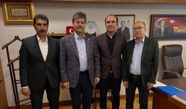 Memur-Sen Heyeti Milletvekili Erkan ile Bir Araya Geldi