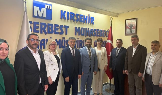 SGK’dan Kırşehir SMMM Odasına Sosyal Güvenlik Haftası Ziyareti
