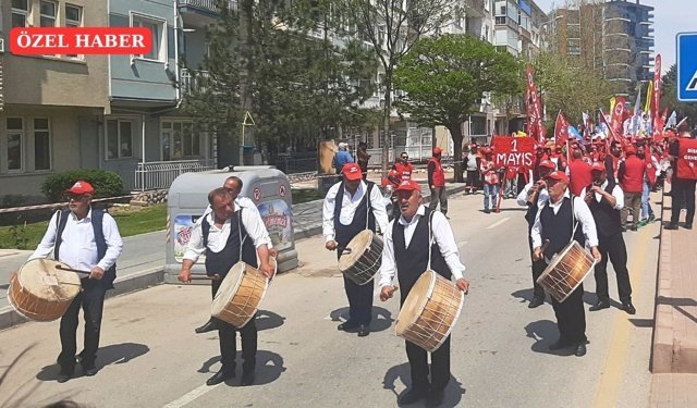 1 Mayıs Kırşehir’de Davul Zurnayla Kutlandı