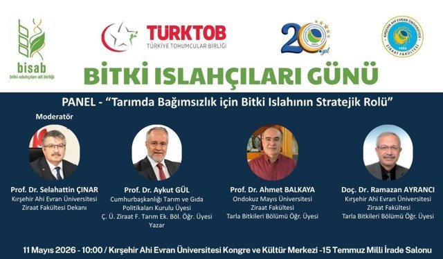 KAEÜ’de “Bitki Islahçıları Günü” Paneli Düzenlenecek