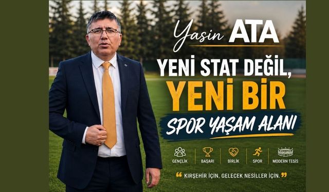 Yasin Ata’dan Yeni Spor Tesisi Projesine Destek