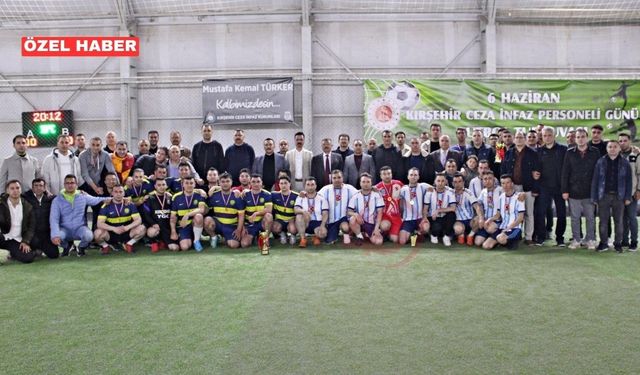 Ceza İnfaz Kurumları Personeli Turnuvada Buluştu