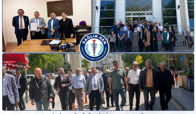 Sağlık çalışanlarının hakları için kararlılık mesajı