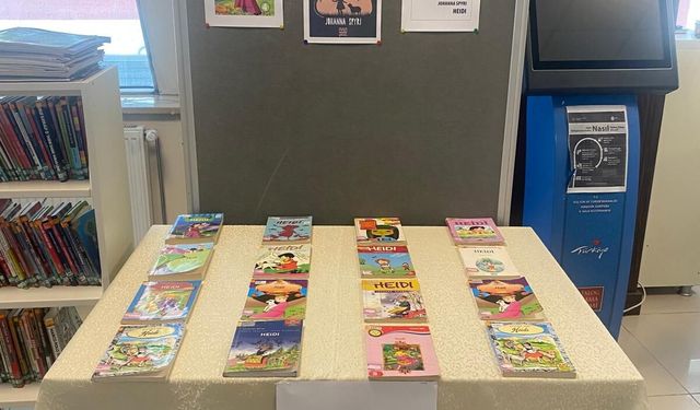 Aşık Paşa Halk Kütüphanesi'nden Çocuklara Heidi Sergisi