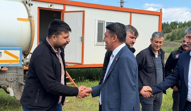 Avşaroğlu, Kurancılı’daki yol çalışmalarını inceledi