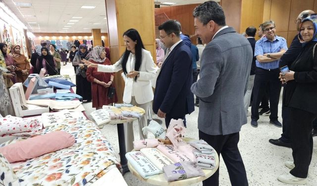 Mucur'da el sanatları sergisi açıldı