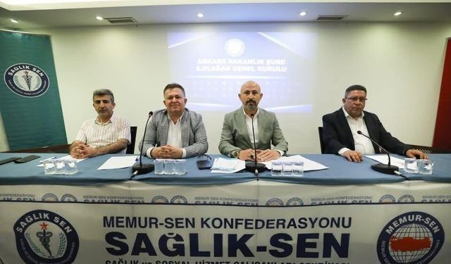 Kırşehir Sağlık-Sen Başkanı Yasin Yücesan Ankara’da Divan Başkanı Oldu