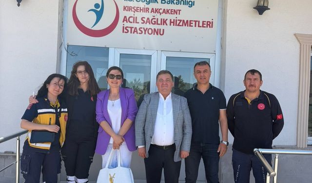 Sağlık-Sen’den Akçakent’te Sağlık Çalışanlarına ziyaret