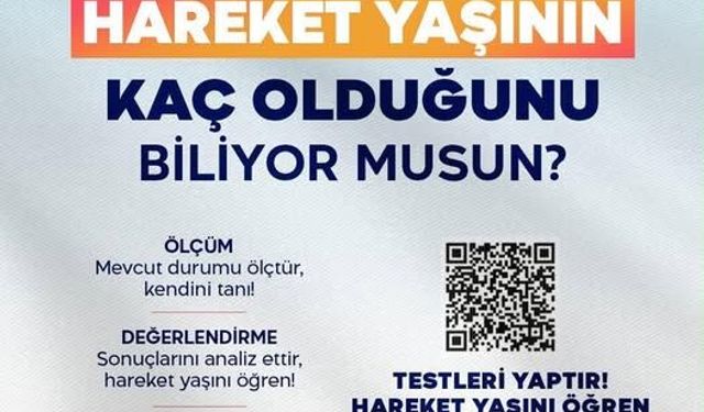 Kırşehir’de “Hareket Yaşı” Kampanyasıyla Sağlıklı Yaşam Çağrısı