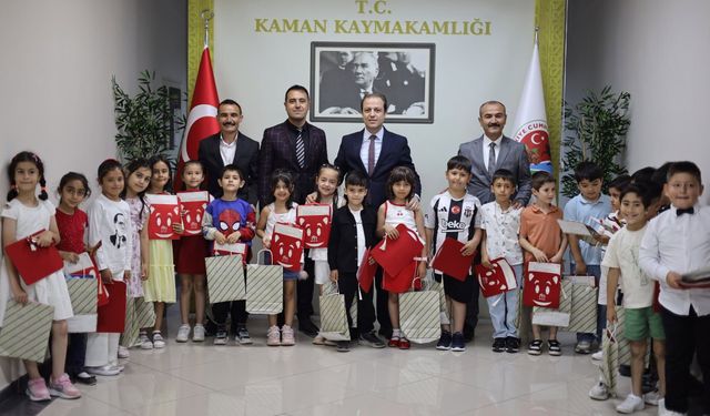 Kaman’da Karne Sevinci Kaymakamlıkta Yaşandı