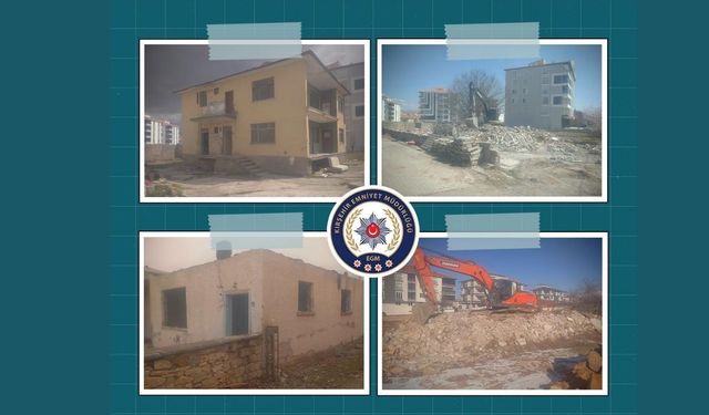 Kırşehir’de Metruk Binalara Geçit Yok: 16 Yapı Yıkıldı