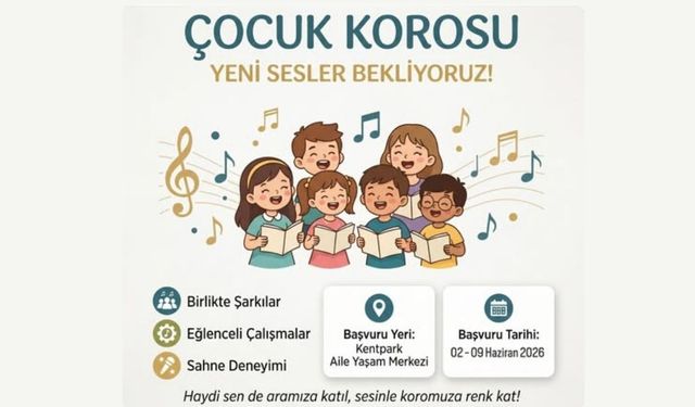 Kırşehir Belediyesi’nden Çocuk Korosu İçin Yeni Ses Çağrısı