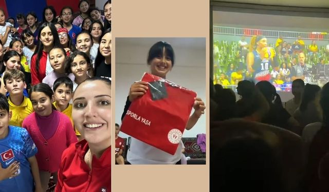 Kaman’da Filenin Sultanları Heyecanı Ahi Odası’nda Yaşandı