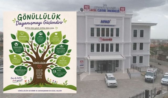 AFAD Kırşehir: “Gönüllülük, dayanışmanın en güçlü örneğidir”