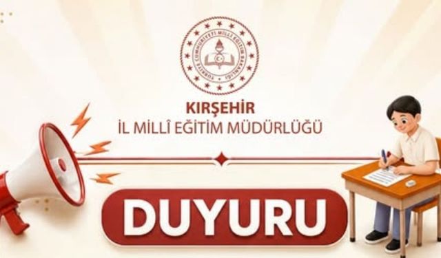 İL MÜDÜRLÜĞÜ'NDEN YKS ADAYLARINA ULAŞIM UYARISI