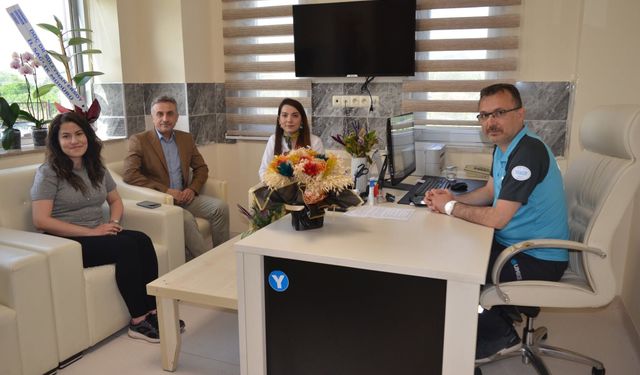 Ersoy’dan Yeni Laboratuvar Sorumlusuna Başarı Dileği