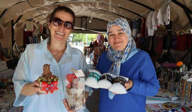 Kırşehirli kadınlar el emeği ürünlerini kazanca dönüştürüyor