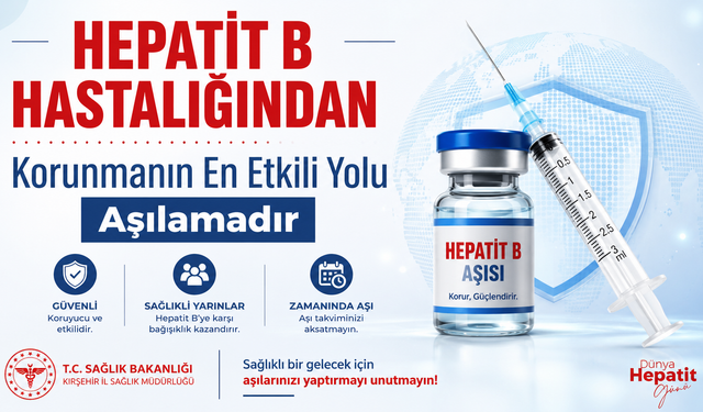 Kırşehir'de Hepatit B Bilgilendirmesi