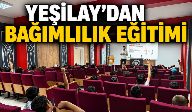 TÜGVA Öğrencilerine Yeşilay Sunumu