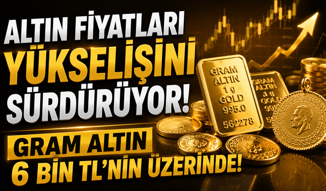 Altın Fiyatları Yükselişini Sürdürüyor