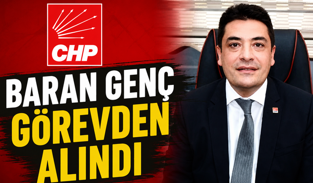 CHP Kırşehir İl Başkanı Baran Genç Görevden Alındı