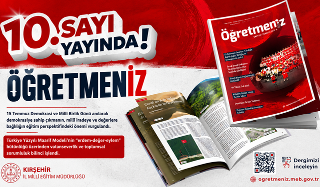 "ÖğretmenİZ" Dergisinin 10. Sayısı Yayımlandı