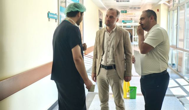 Başhekim Erbesler'den Hastalara Moral Ziyareti