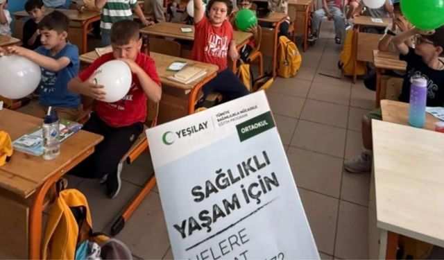 Yeşilay’dan Minik Öğrencilere Bağımlılık Farkındalık Eğitimi