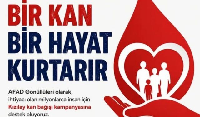 Kırşehir AFAD'dan Kan Bağışı Kampanyasına Davet
