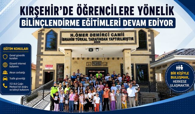 Kırşehir'de Kur'an Kursu Öğrencilerine Güvenlik Eğitimi