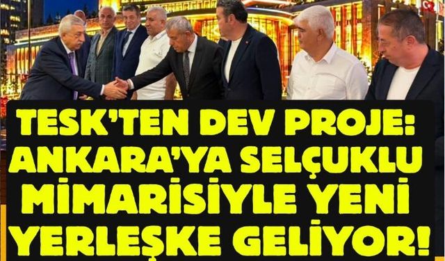 TESK’in Yeni Yerleşke Projesine Kırşehir Desteği