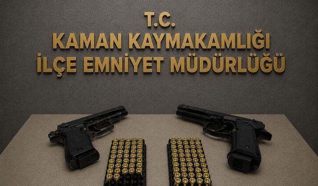 Kırşehir'deki denetimlerde çok sayıda silah ve mühimmat ele geçirildi