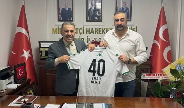 BAŞKAN TORUN’DAN İSMAİL DENİZ’E FORMA HEDİYESİ