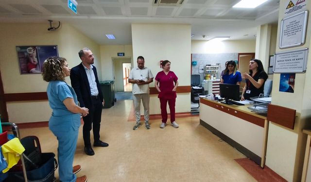 Kırşehir Başhekimi Erbesler Hastanedeki Süreçleri İnceledi