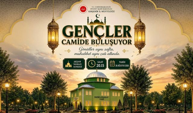 Kırşehir’de Gençler Camide Buluşuyor