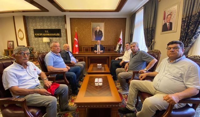 YENİ PARTİ’DEN KAYMAKAM YÜKSEL’E ZİYARET
