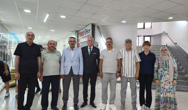 AK PARTİ MERKEZ İLÇE TEŞKİLATINDAN MURAT SÜRMELİ’YE ZİYARET