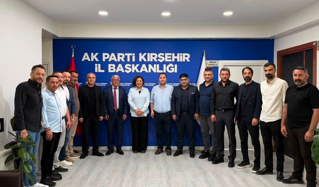 Şaban Çelik’ten AK Parti Kırşehir Teşkilatına Nezaket Ziyareti
