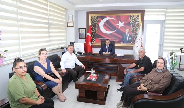 Sağlık-Sen'den İl Müdürü Bilgiç'e Hayırlı Olsun Ziyareti