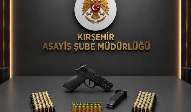 Kırşehir'de asayiş uygulamalarında silah ve uyuşturucu ele geçirildi