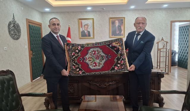 Kaymakam Yüksel’den Başkan Şahin’e veda ziyareti