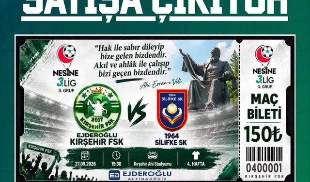 Kırşehir FSK Maç Biletleri Satışta